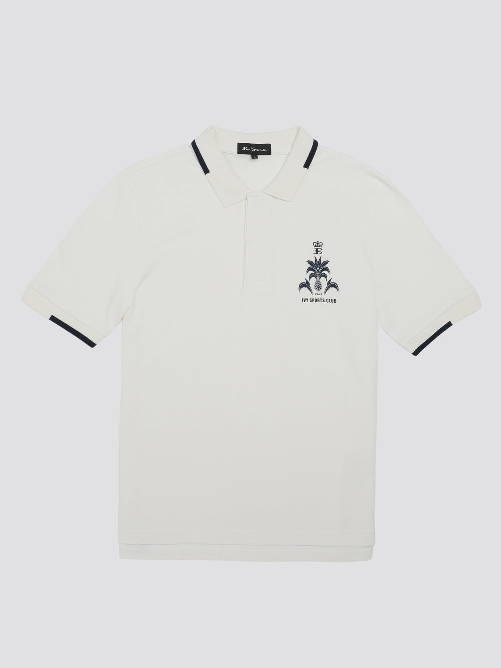 Polos Ben Sherman B by Ben Sherman Sports Club Embroidered Blanche | RHQ-93085496